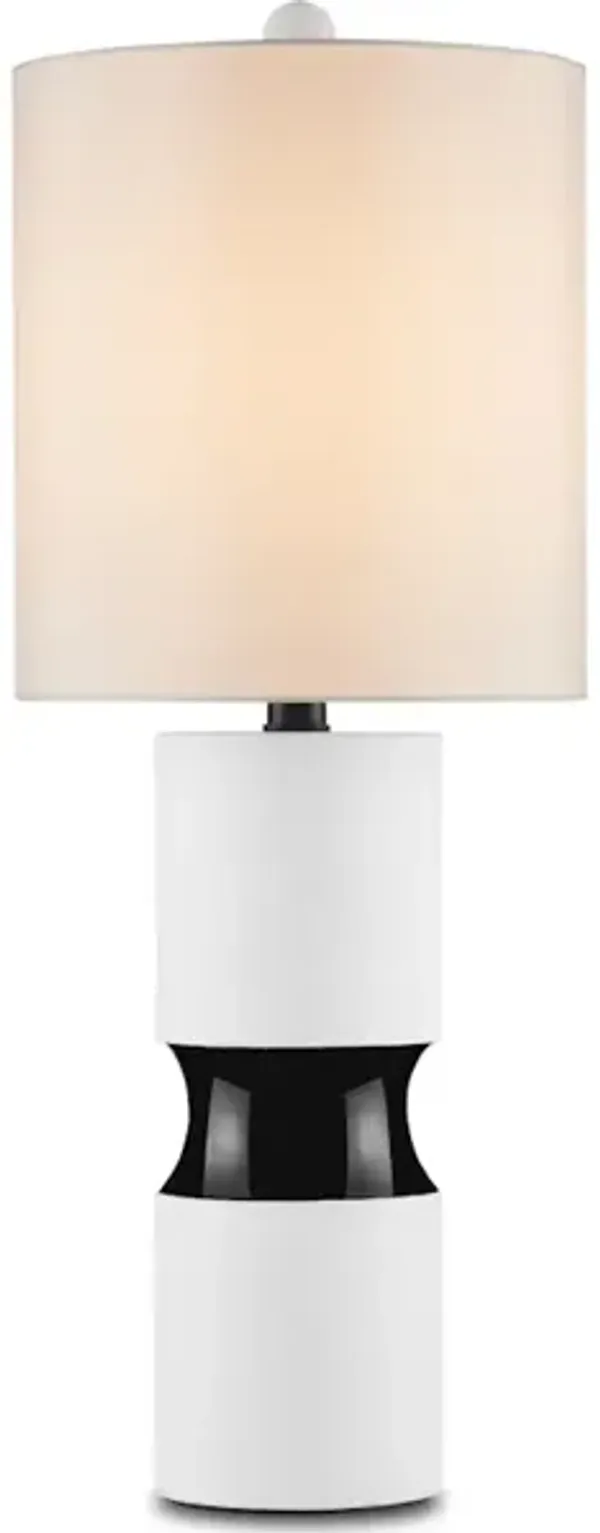 Althea Black and White Table Lamp
