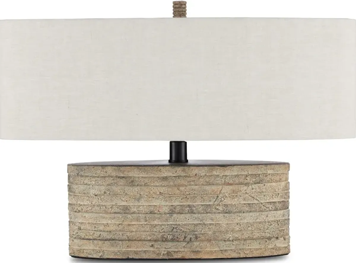 Innkeeper Rustic Oval Table Lamp