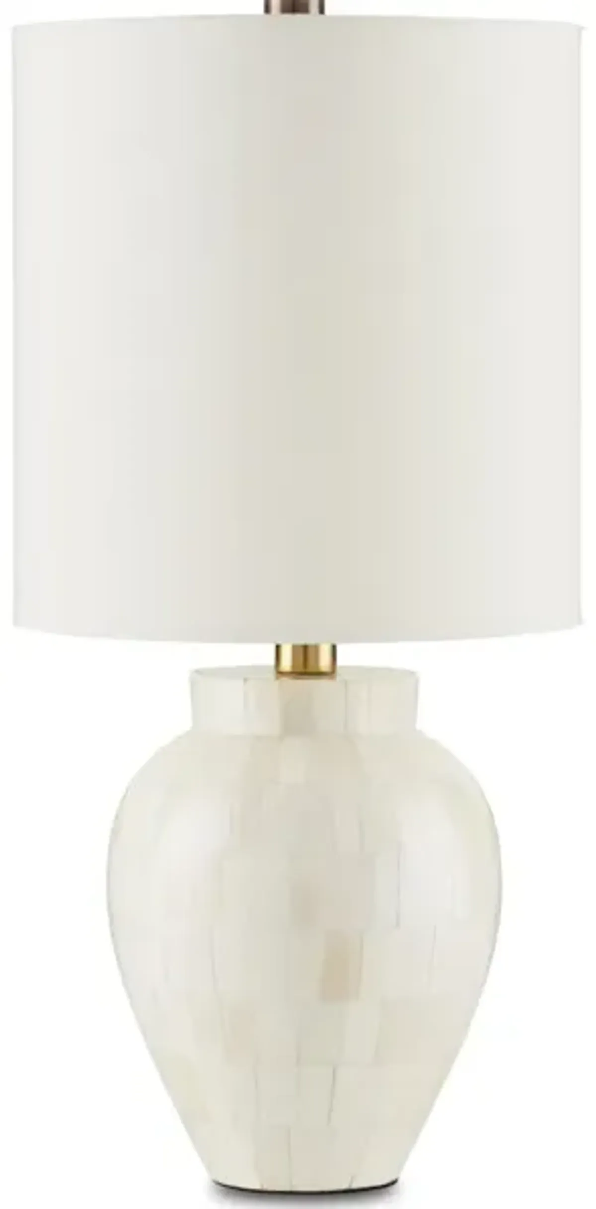 Osso White Round Table Lamp