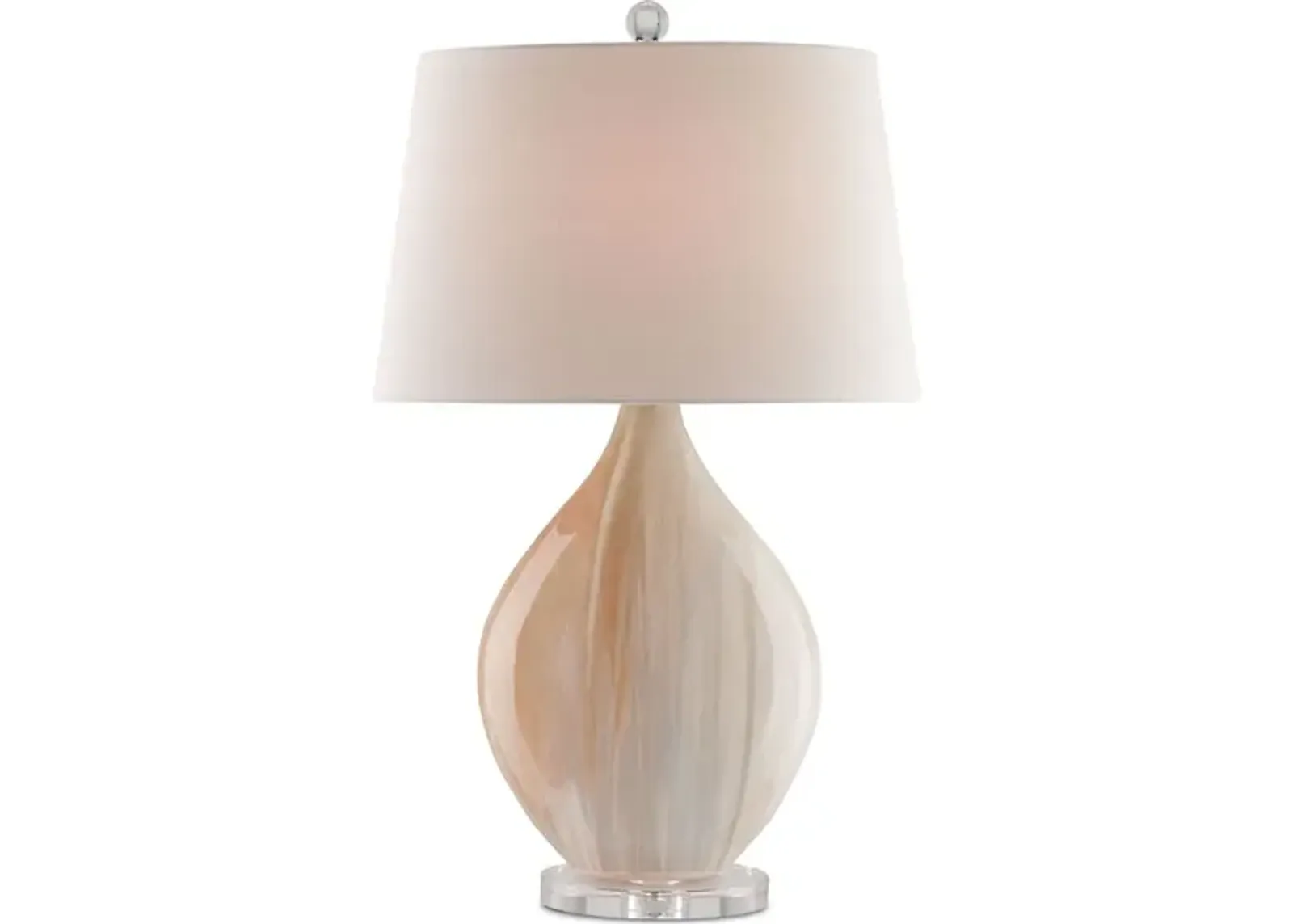 Opal Blush Table Lamp