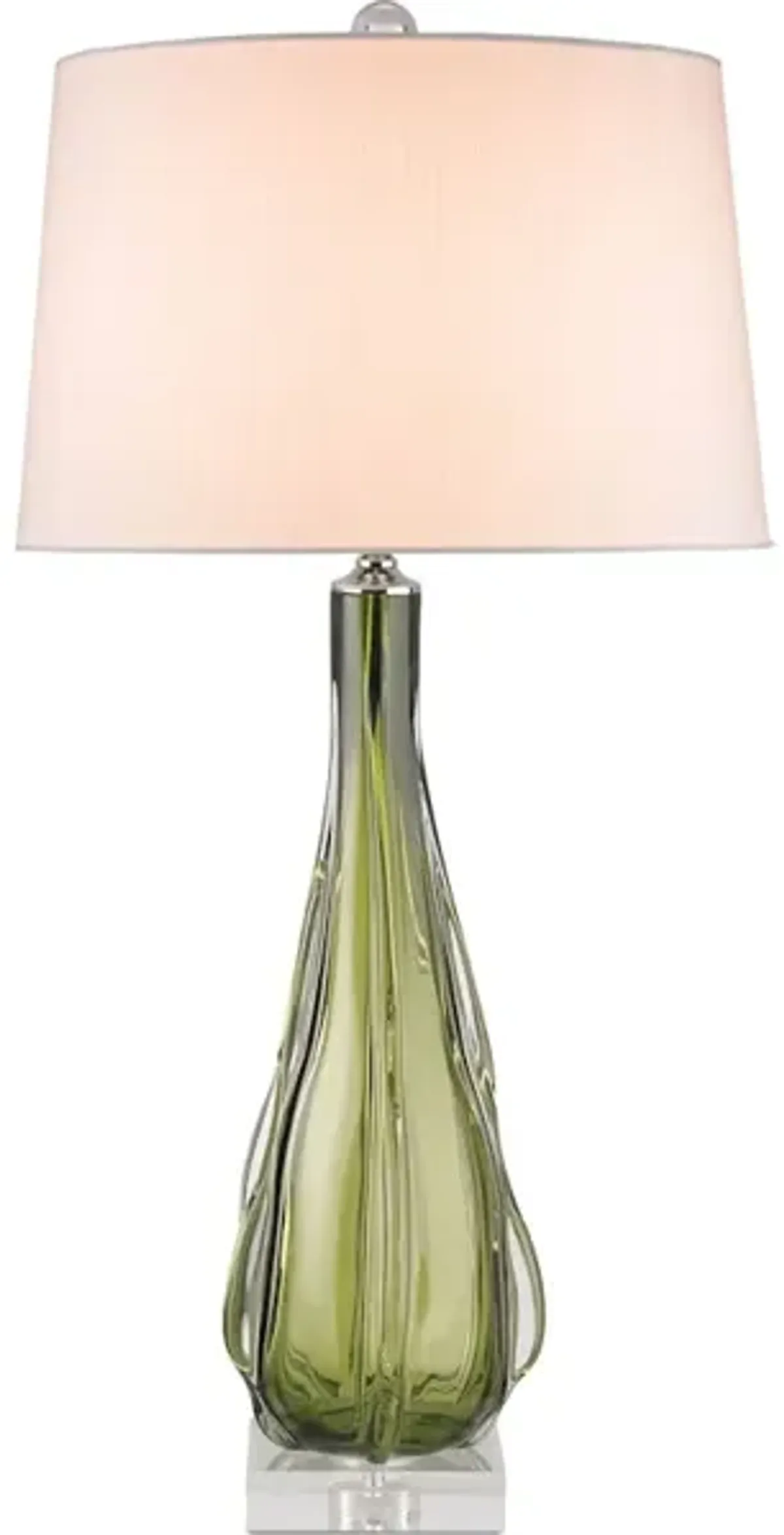 Zephyr Green Table Lamp