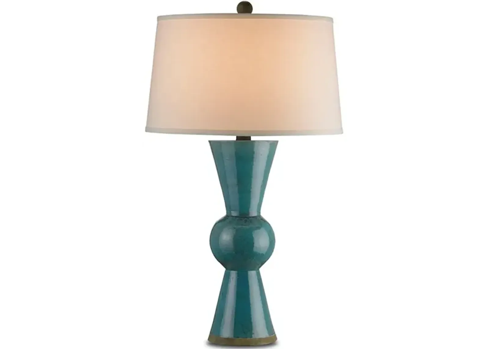 Upbeat Teal Table Lamp