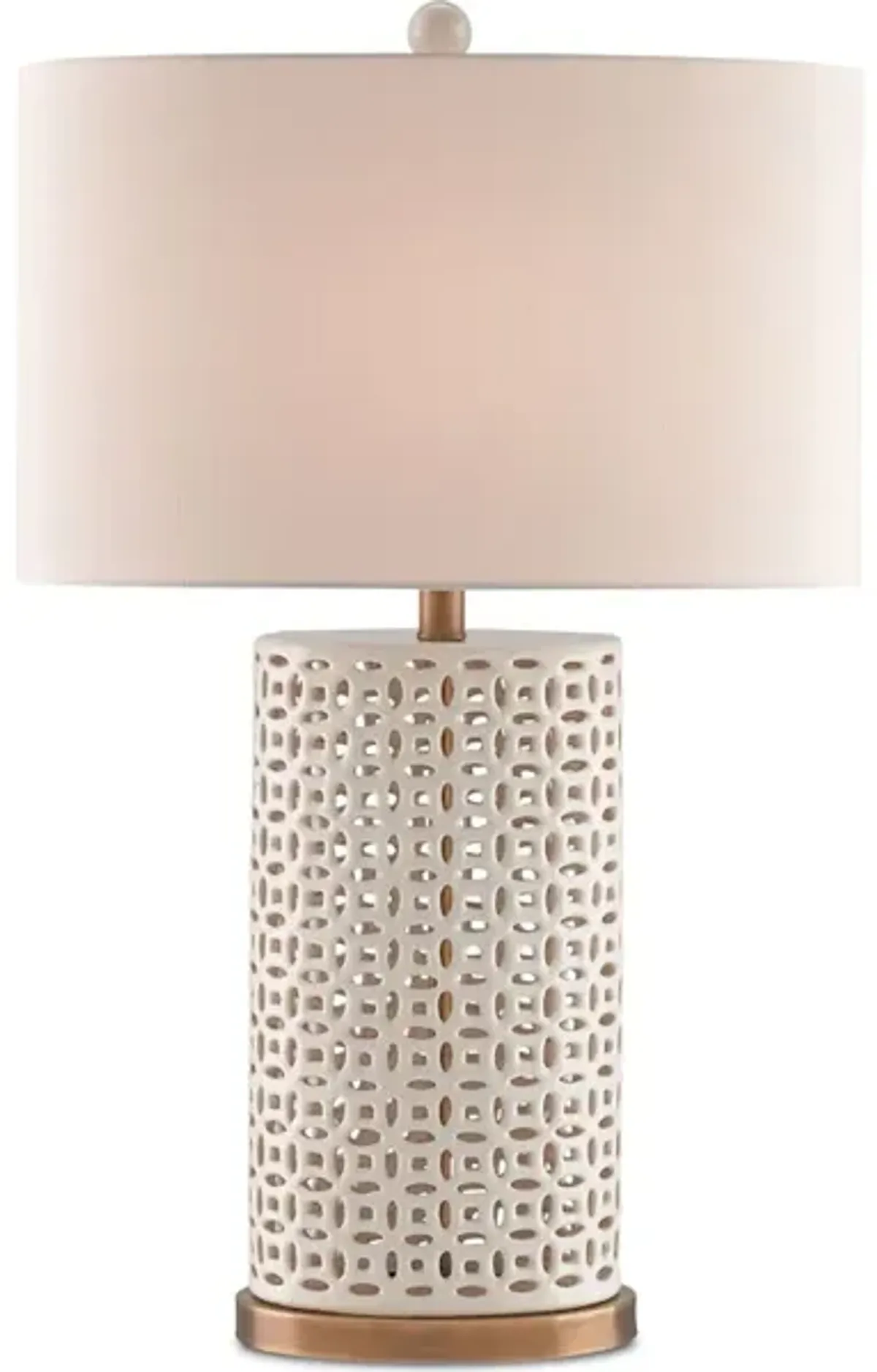 Bellemeade White Table Lamp