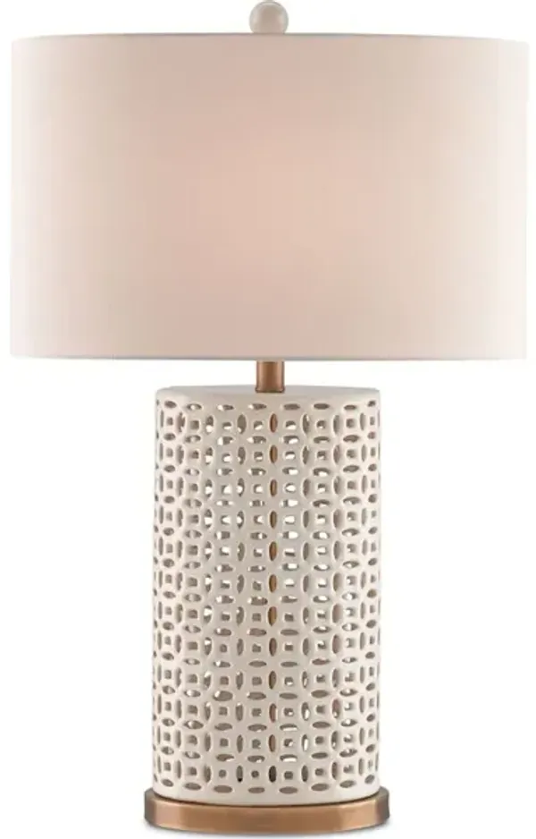 Bellemeade White Table Lamp