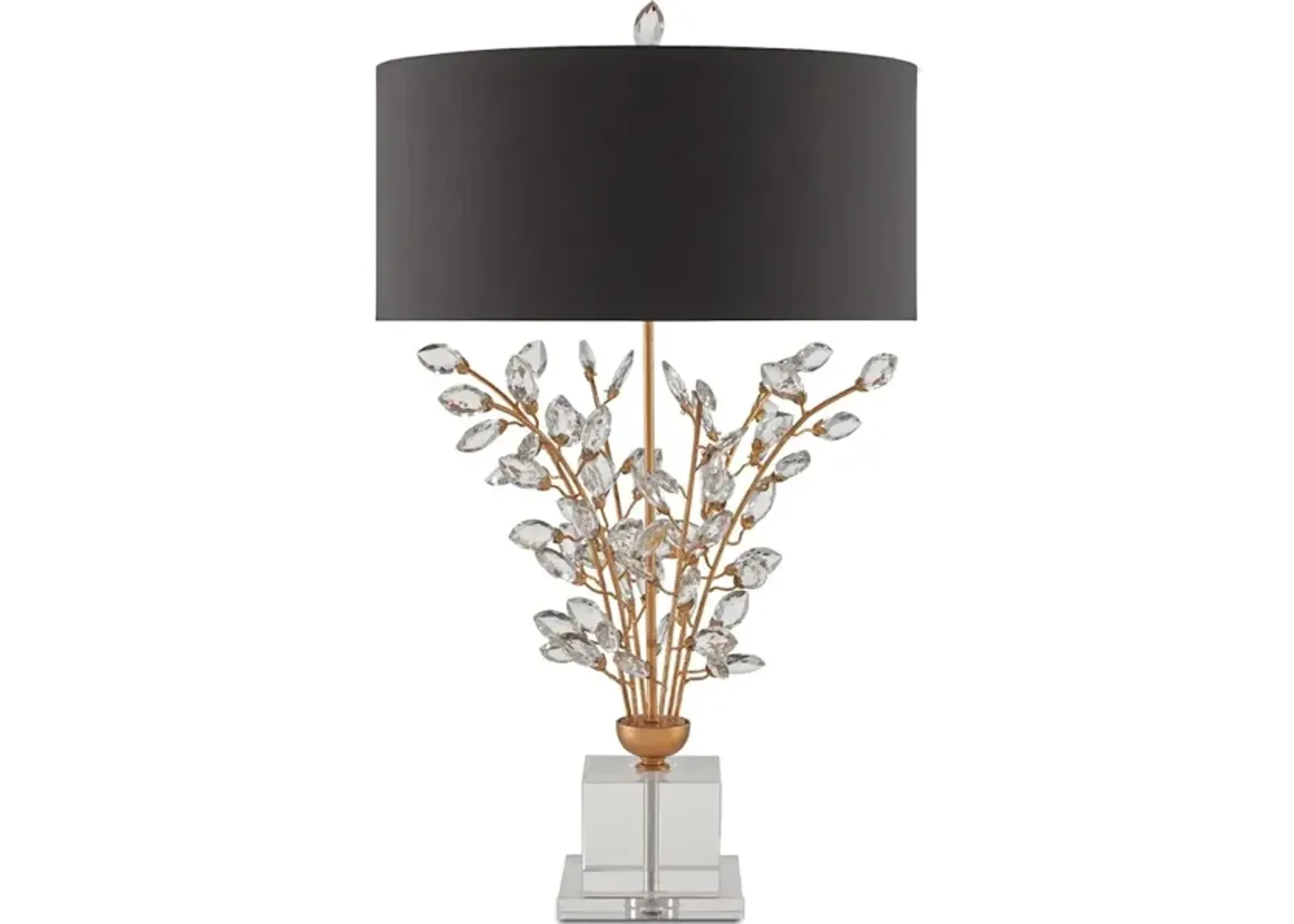 Forget-Me-Not Gold Table Lamp