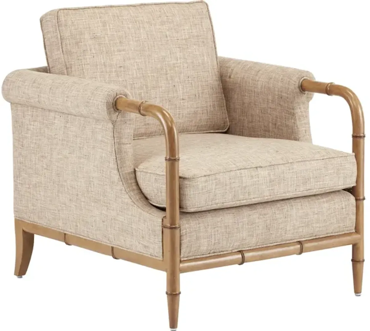 Merle Walnut Armchair, Finn Safari