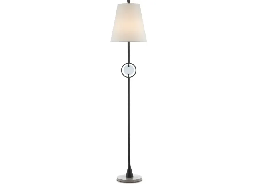 Privateer Black Floor Lamp