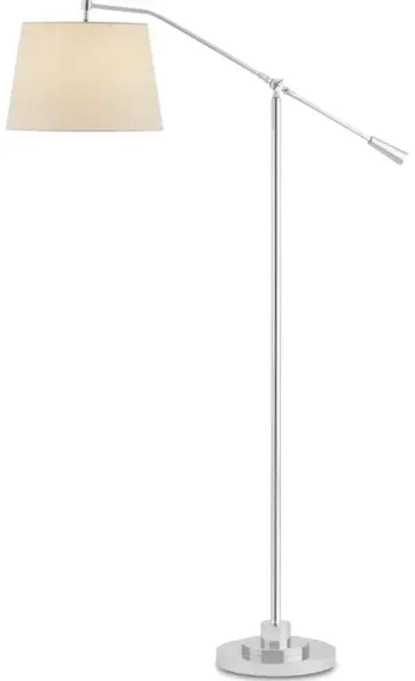 Maxstoke Nickel Floor Lamp