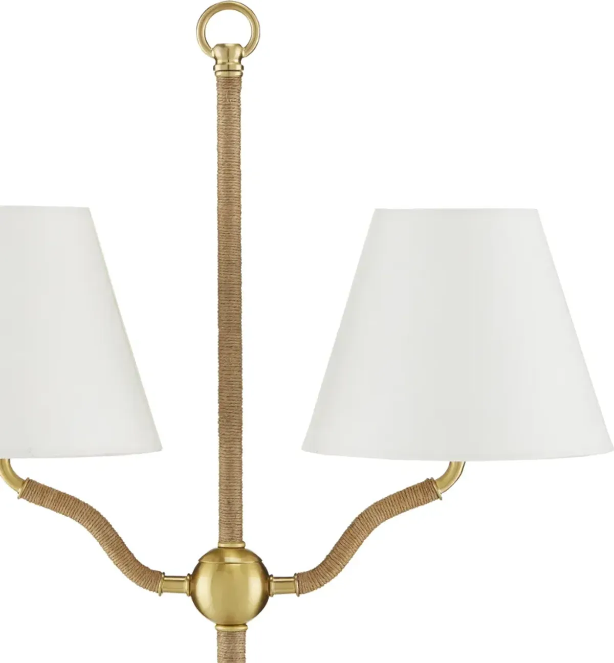 Sirocco Brass Floor Lamp