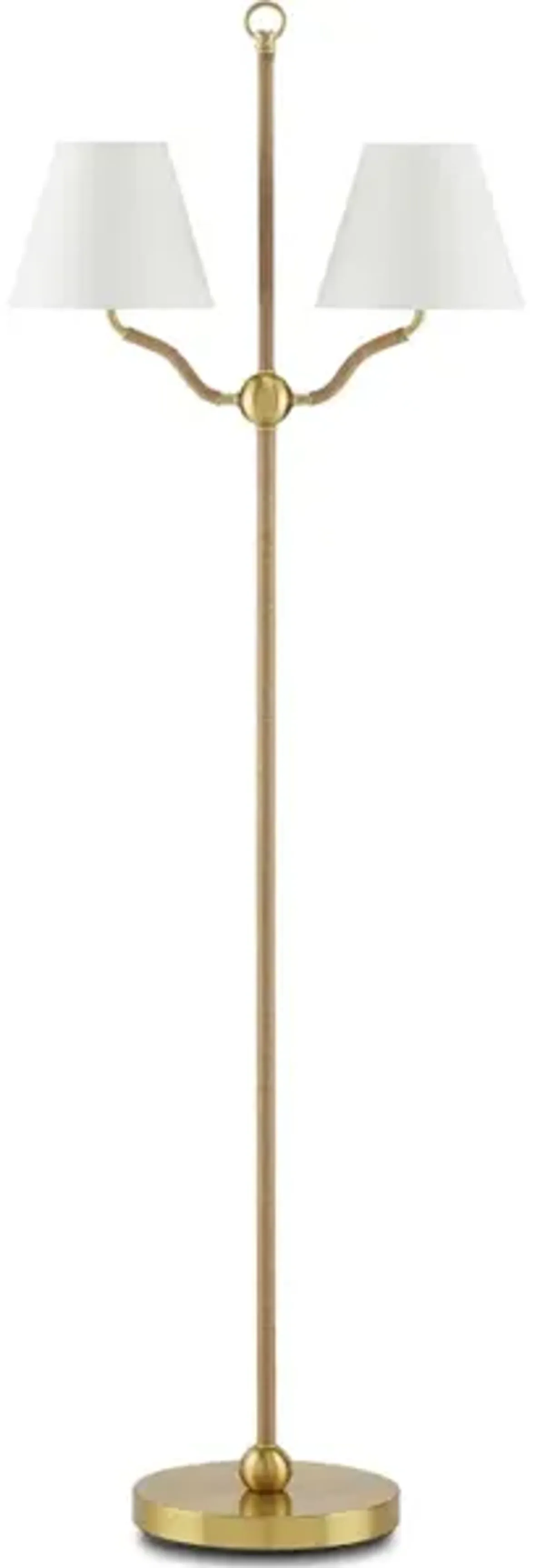 Sirocco Brass Floor Lamp