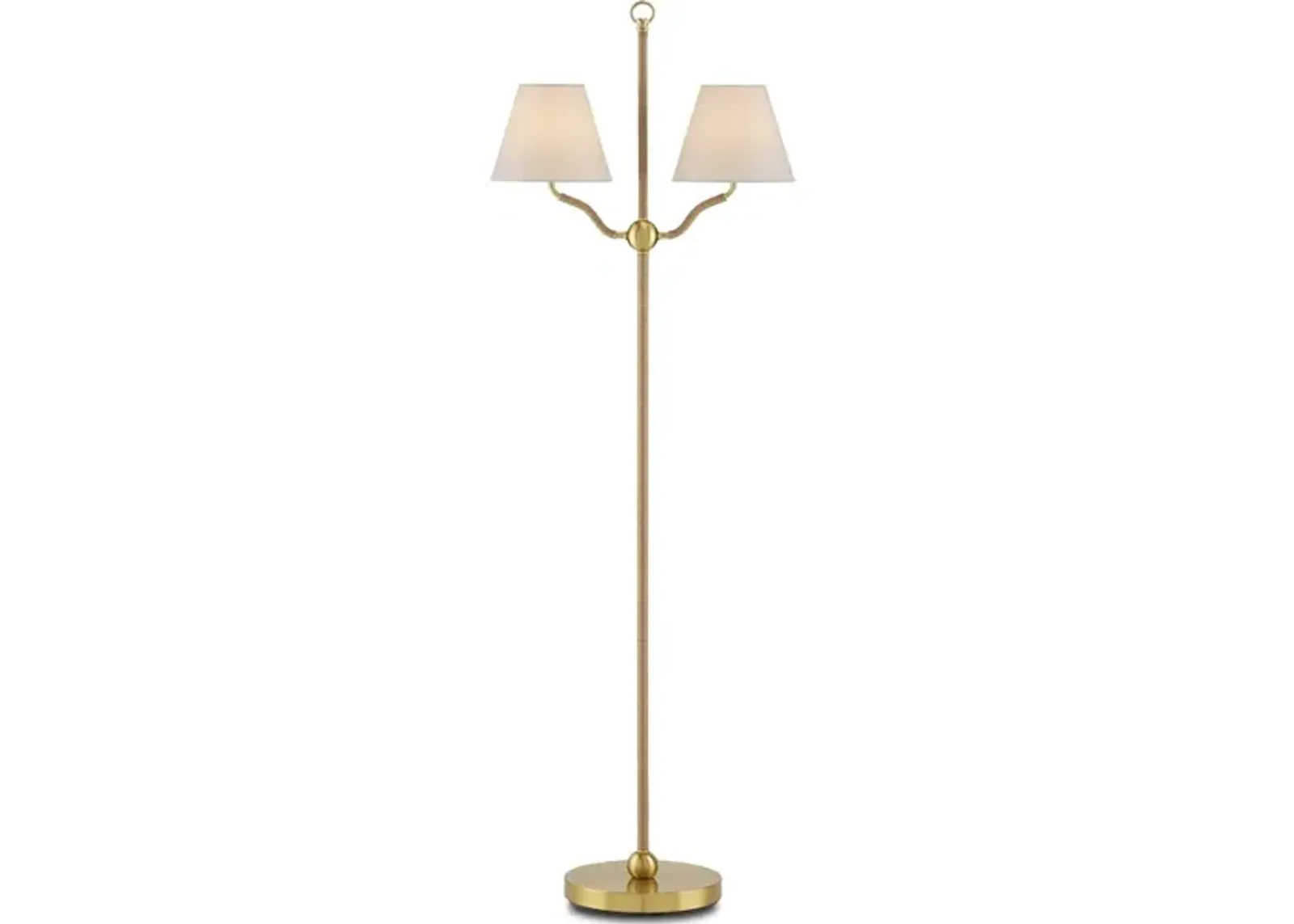 Sirocco Brass Floor Lamp