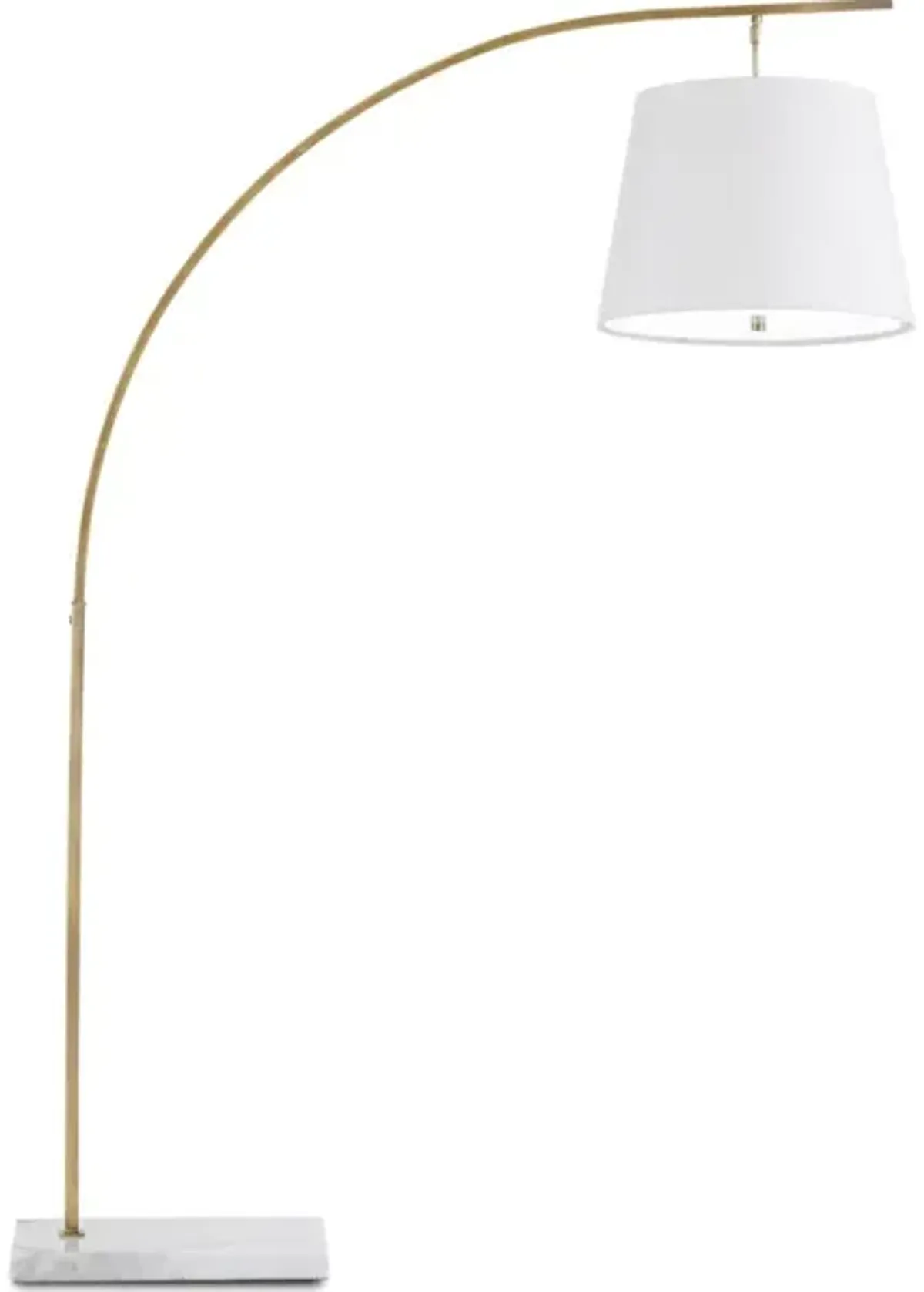 Cloister Medium Brass Floor Lamp