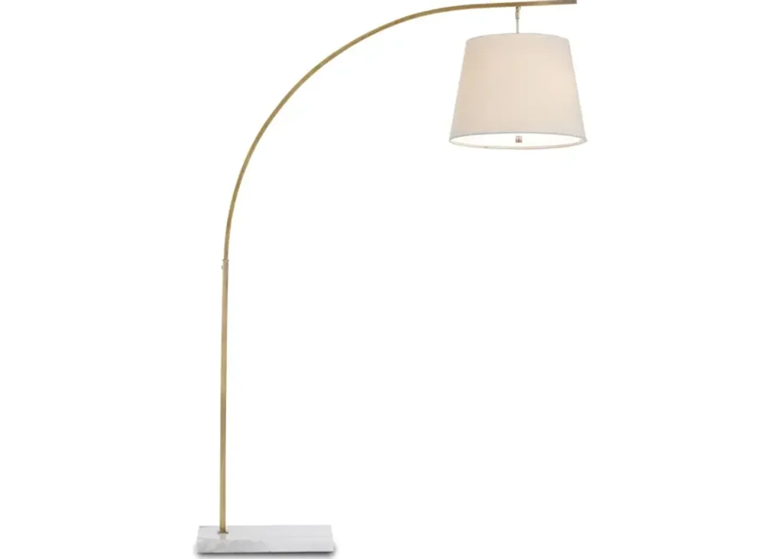 Cloister Medium Brass Floor Lamp