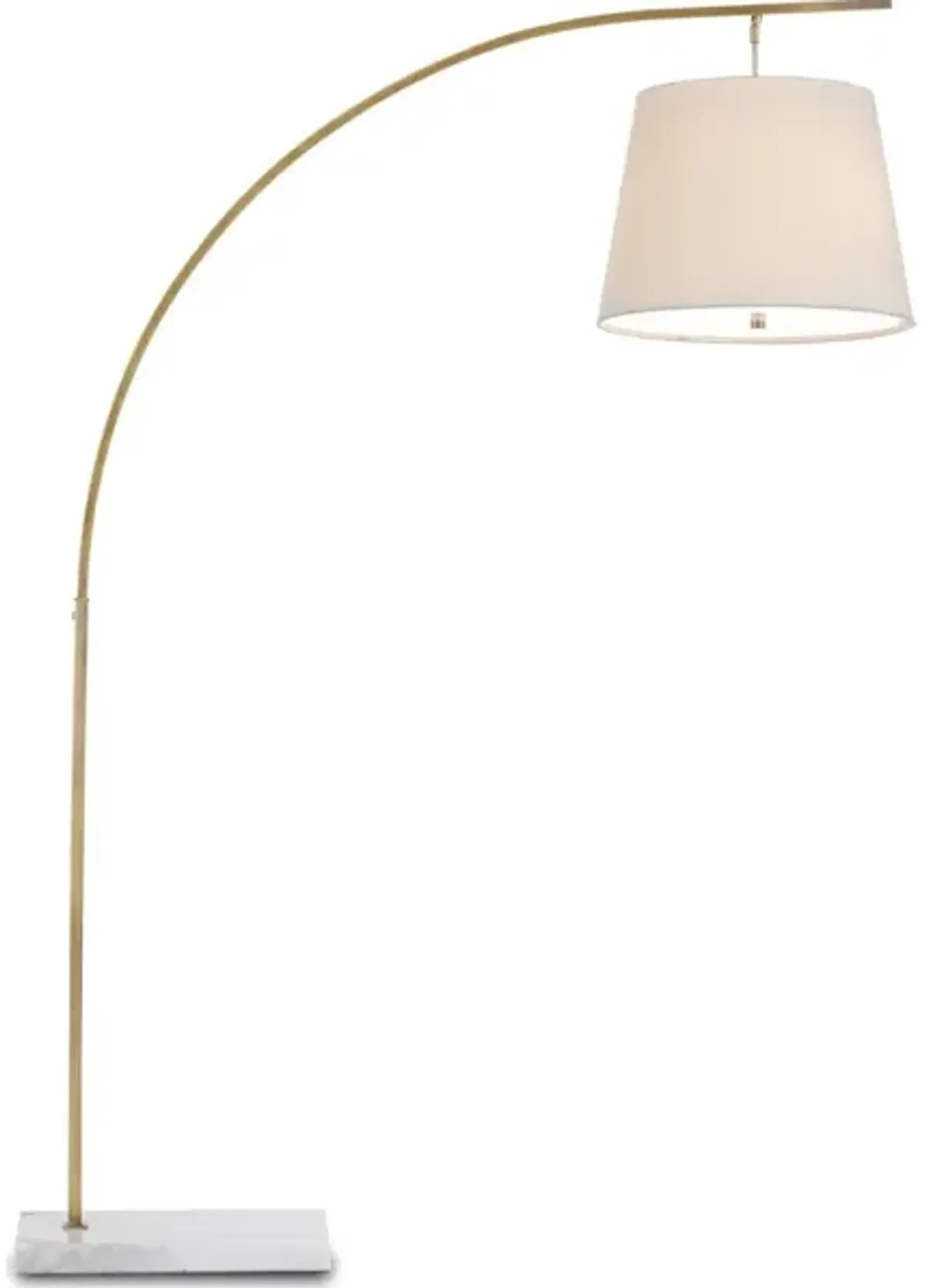 Cloister Medium Brass Floor Lamp