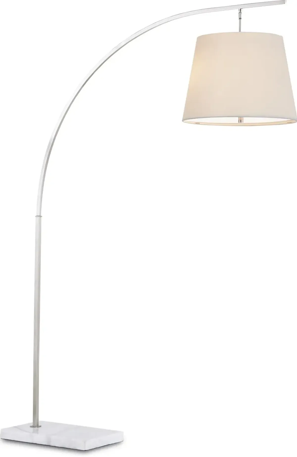 Cloister Medium Nickel Floor Lamp