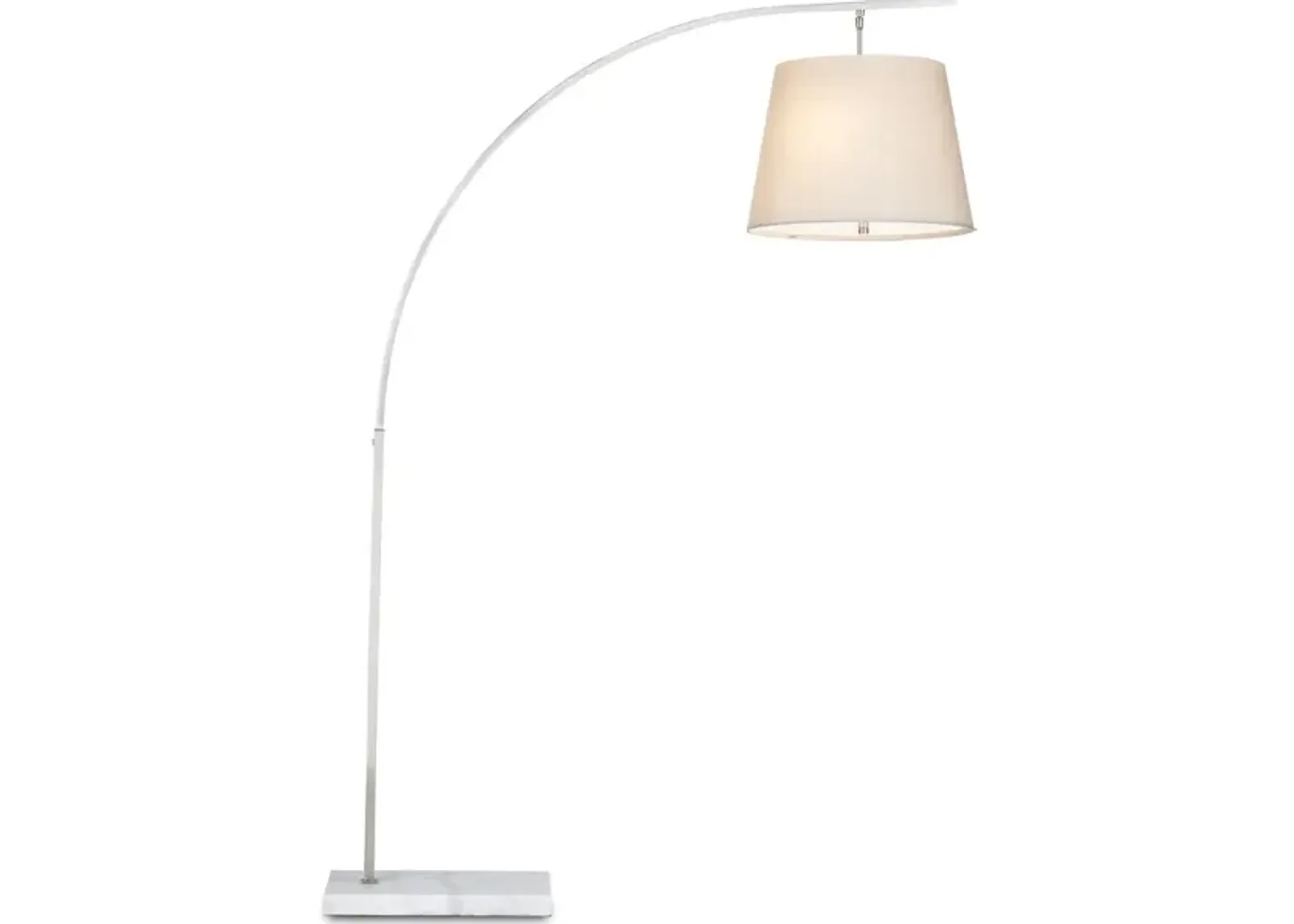 Cloister Medium Nickel Floor Lamp