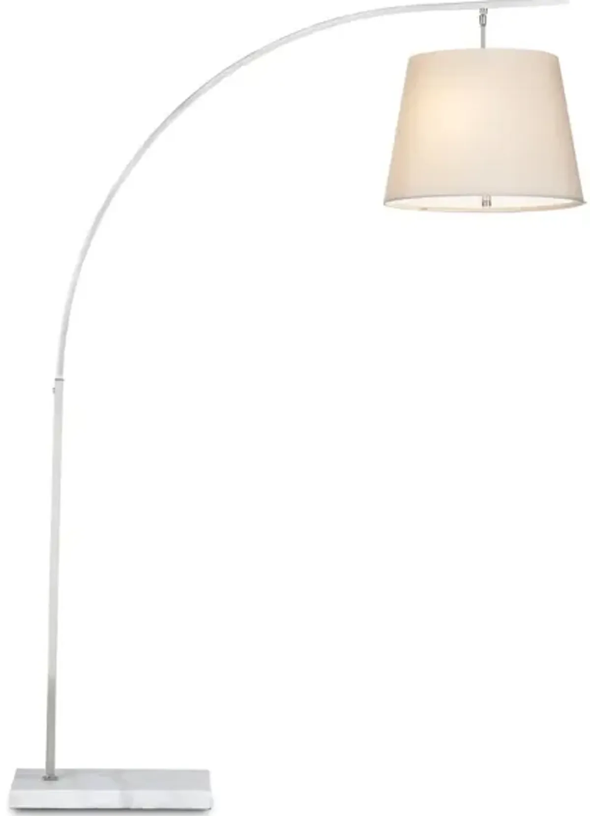 Cloister Medium Nickel Floor Lamp