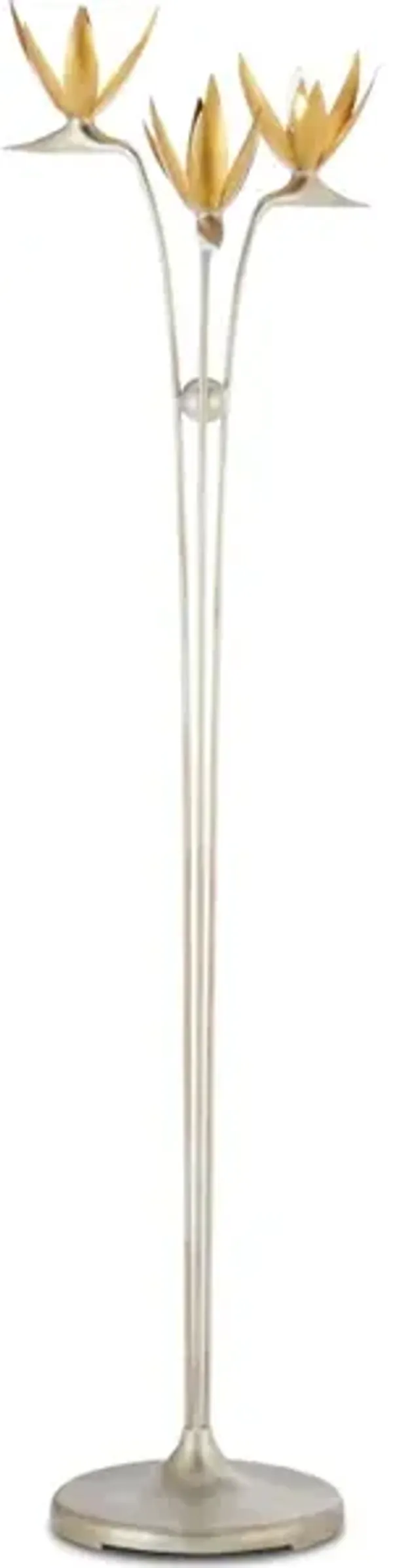 Paradiso Silver and Gold Floor Lamp