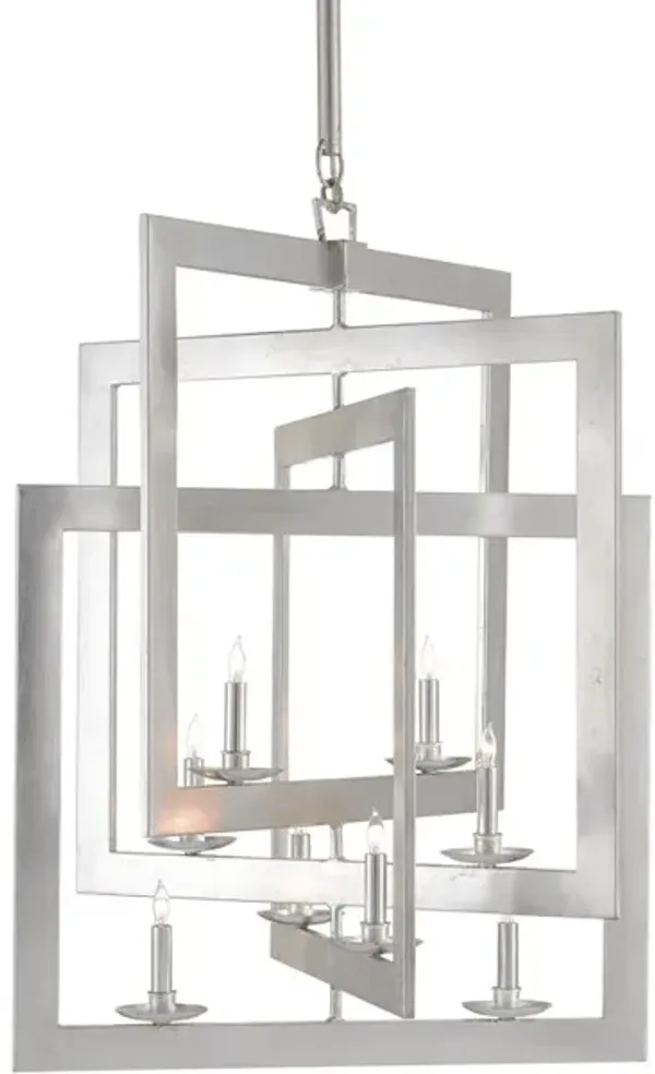 Middleton Large Silver Chandelier