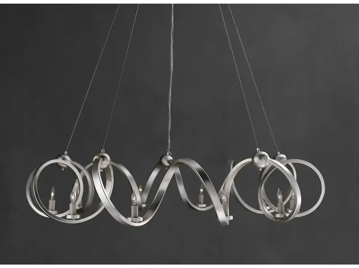 Ringmaster Silver Chandelier