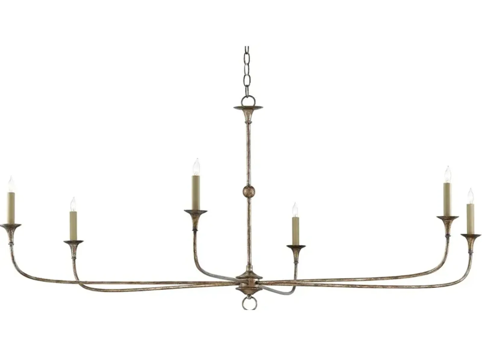 Nottaway Large Bronze Chandelier