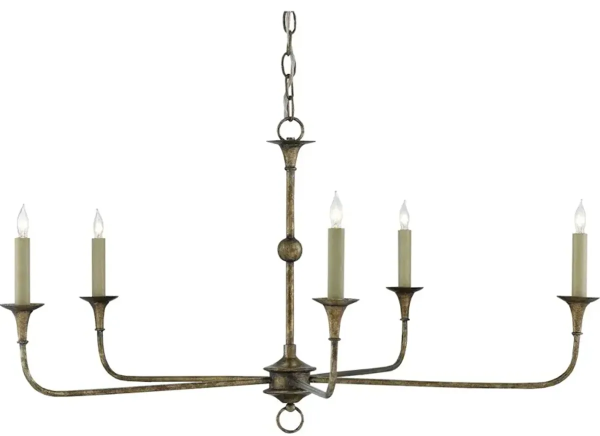 Nottaway Small Bronze Chandelier