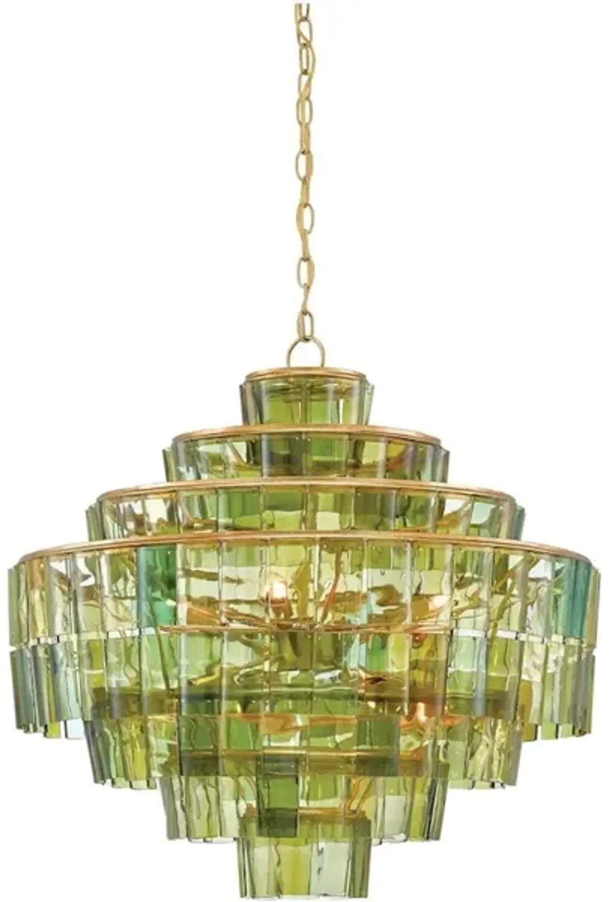 Sommelier Green Chandelier