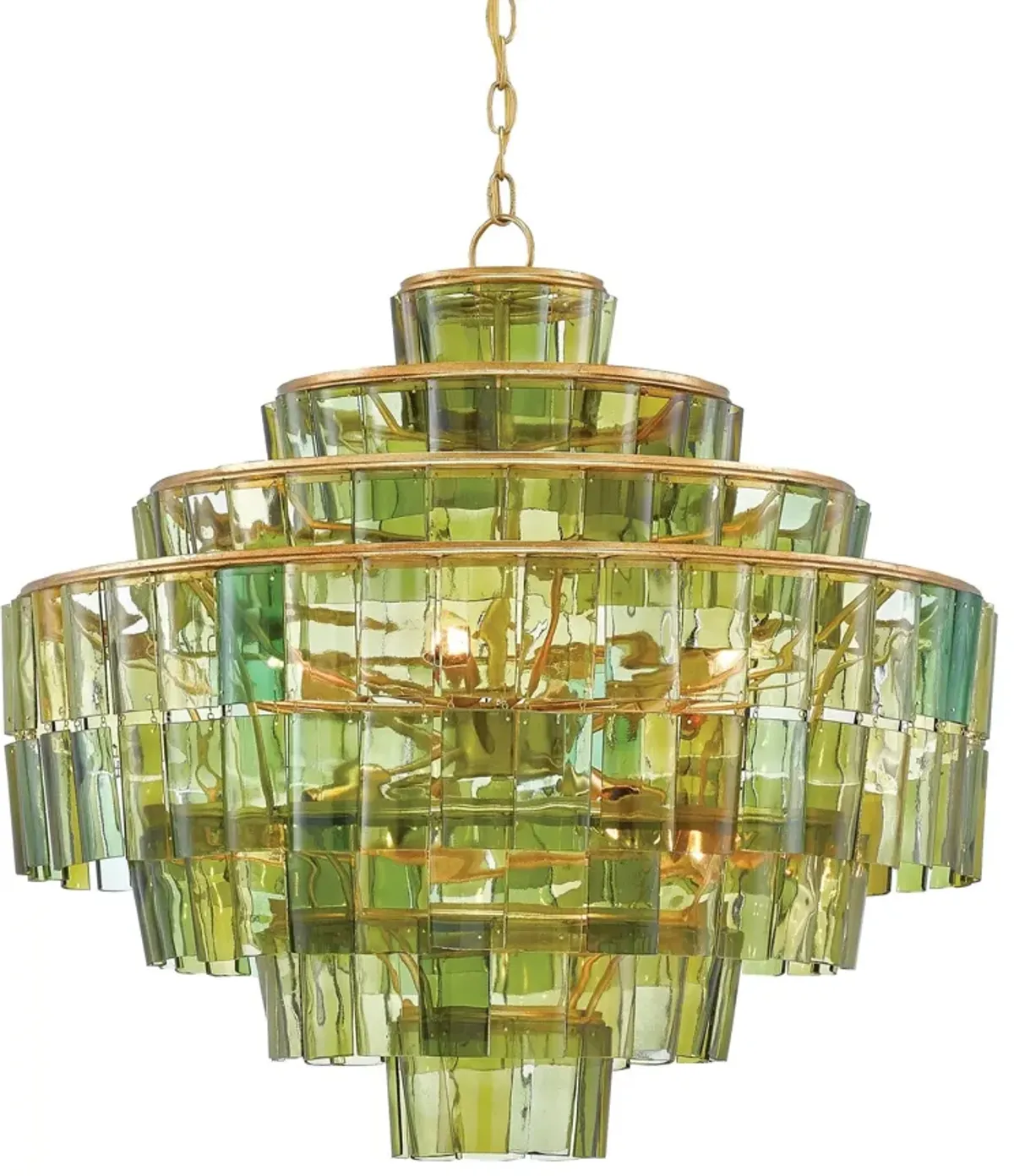 Sommelier Green Chandelier