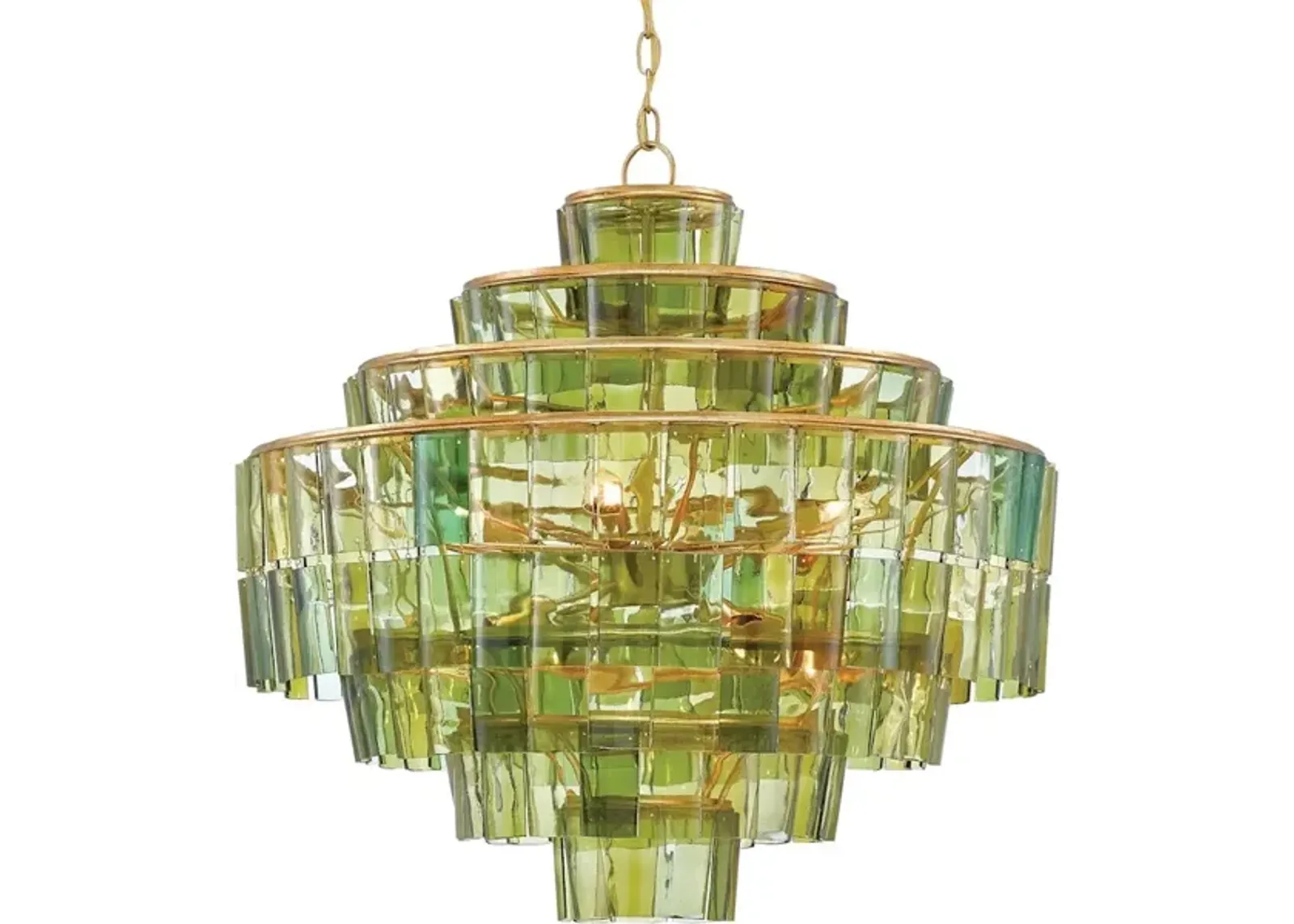 Sommelier Green Chandelier