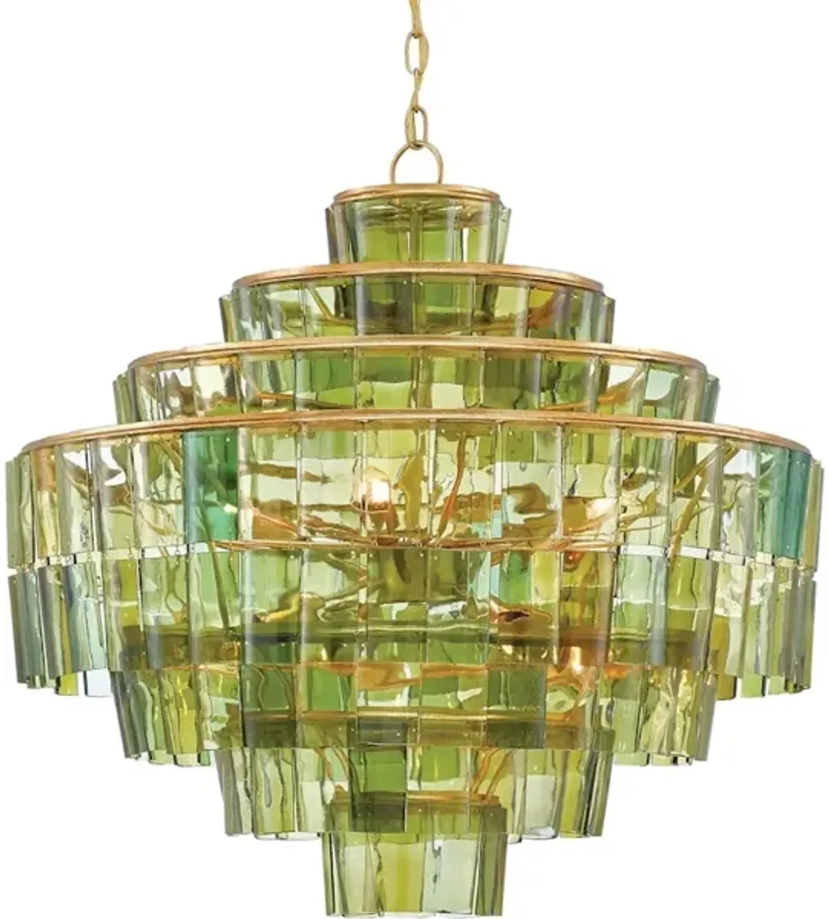 Sommelier Green Chandelier