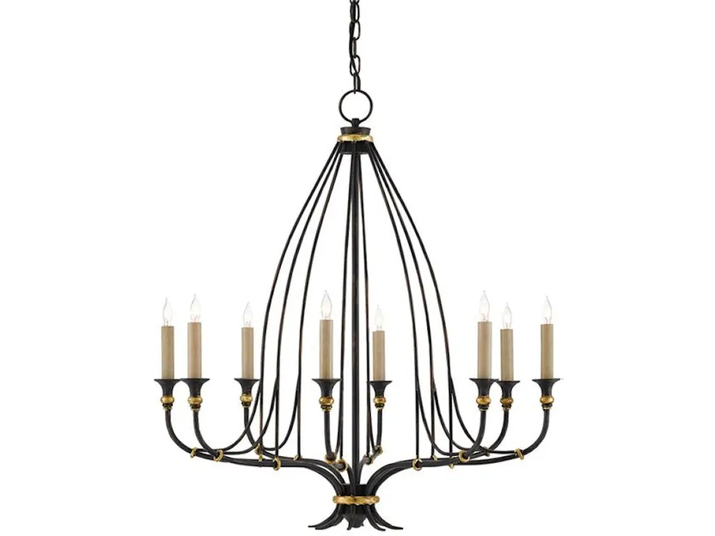 Folgate Small Black Chandelier