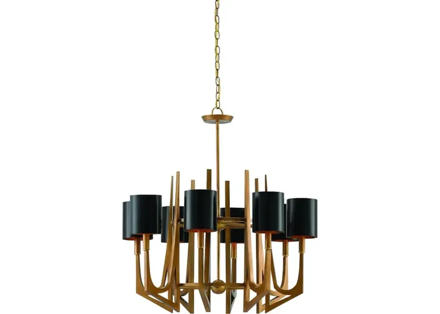 Umberto Brass Chandelier