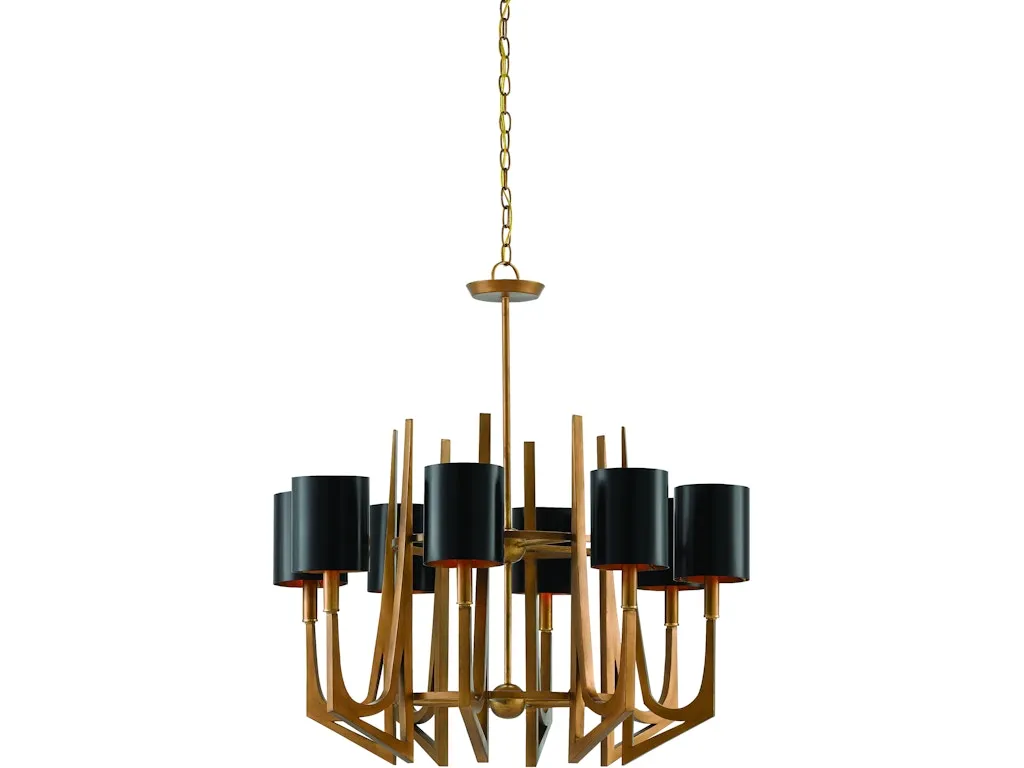 Umberto Brass Chandelier