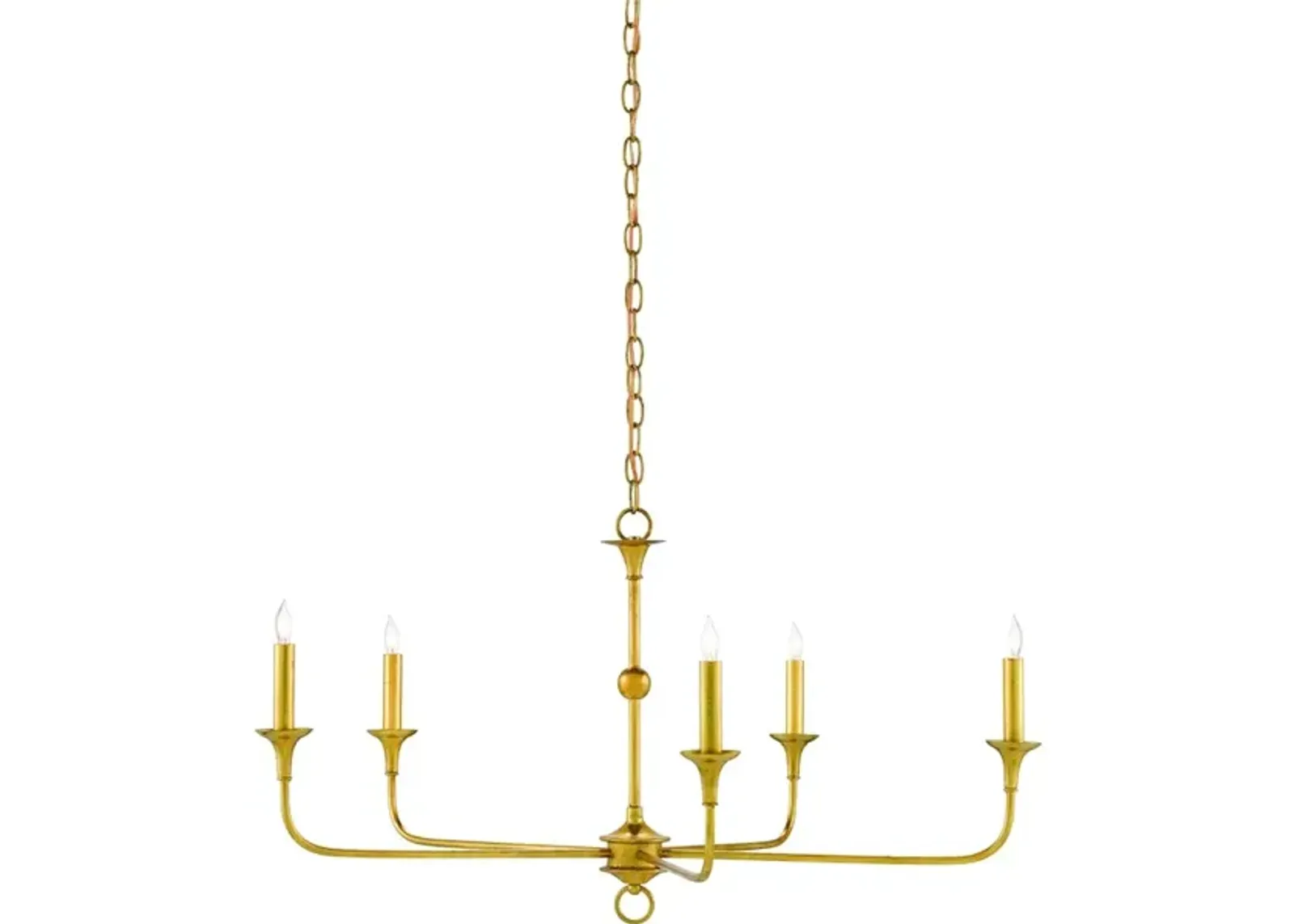 Nottaway Small Gold Chandelier