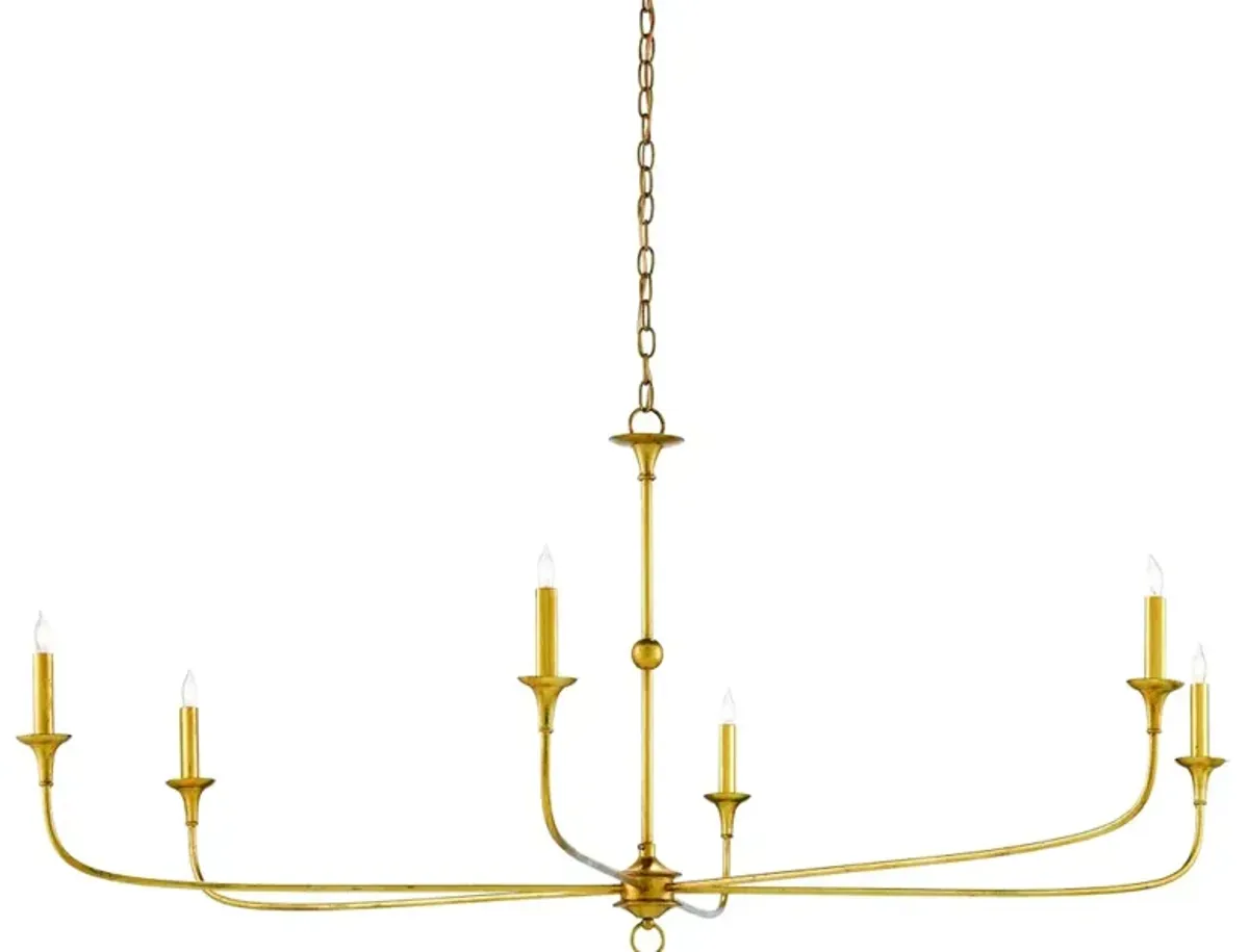 Nottaway Large Gold Chandelier