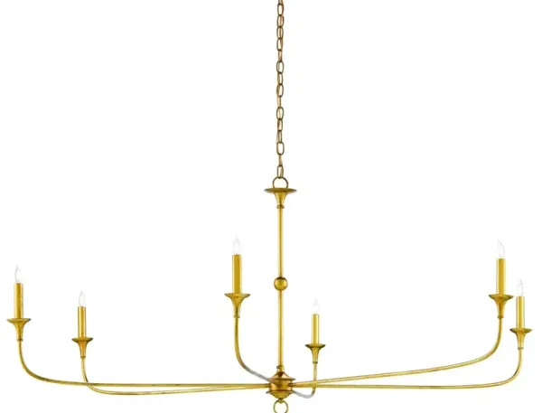 Nottaway Large Gold Chandelier
