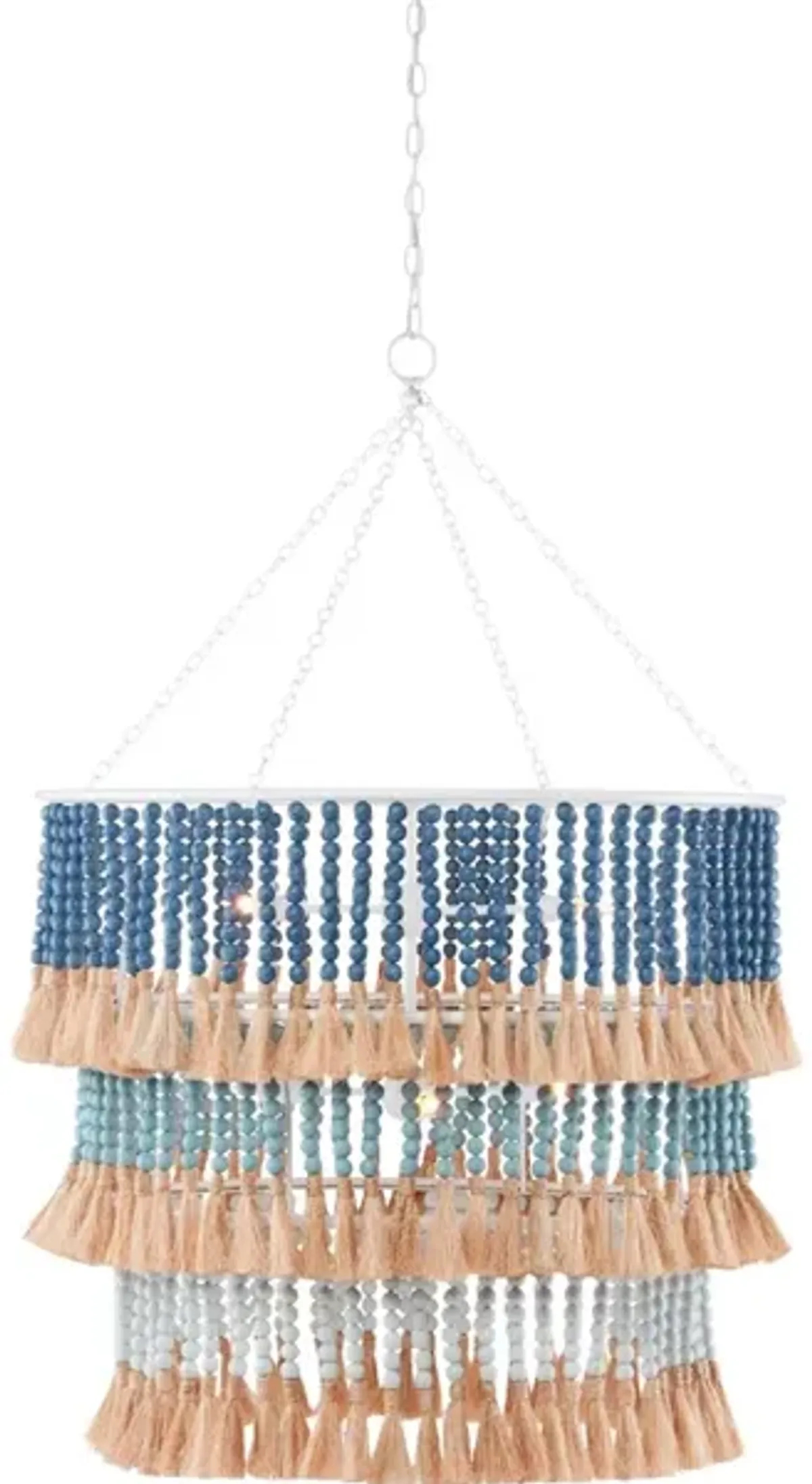 St. Barts Blue Chandelier