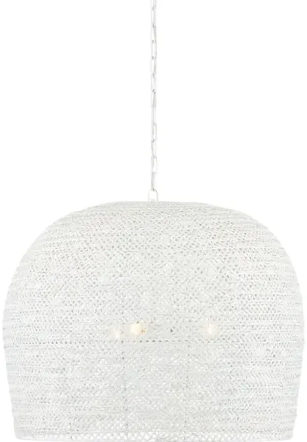 Piero Large White Chandelier