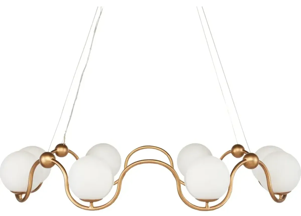 Equilibrium Brass Chandelier