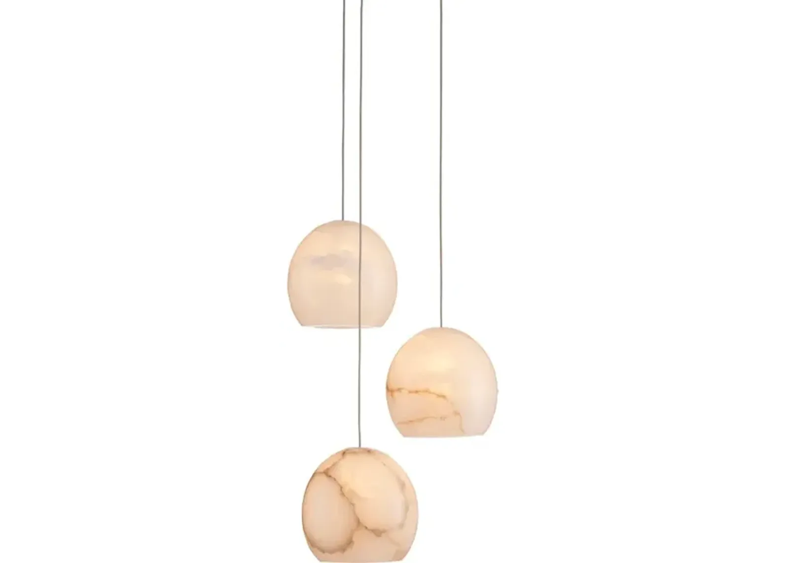 Lazio 3-Light Round Multi-Drop Pendant