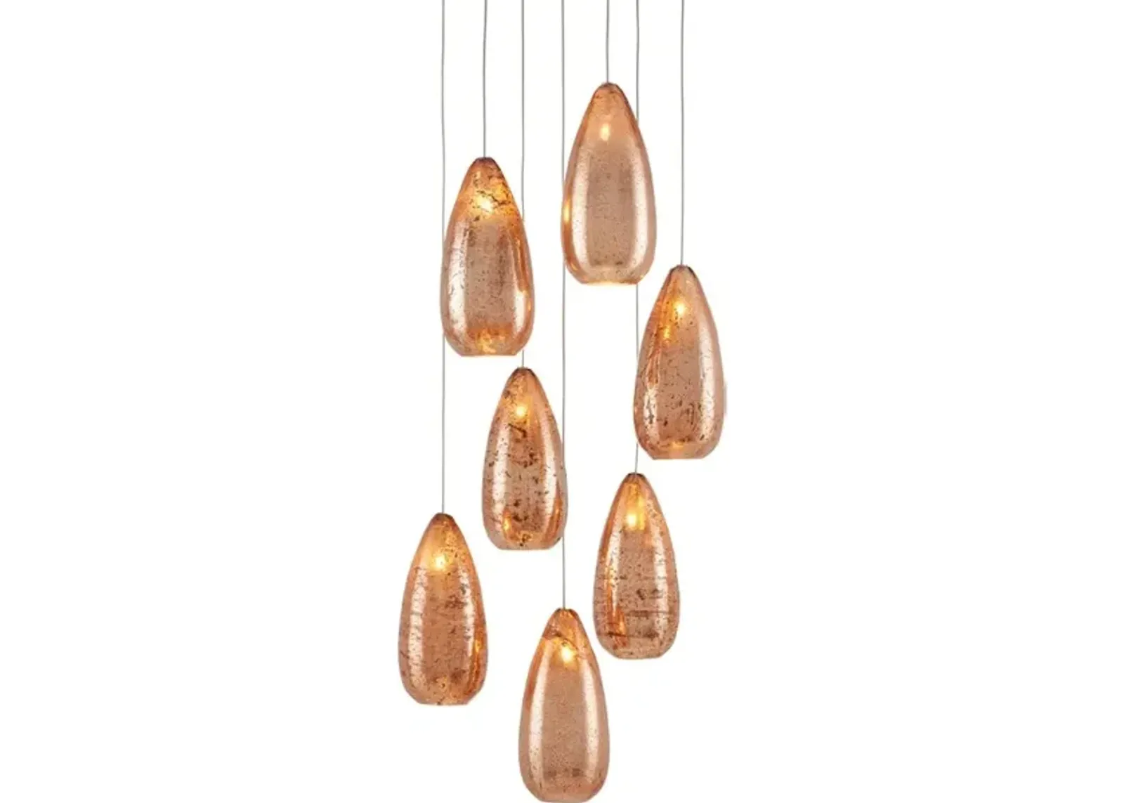 Rame 7-Light Round Multi-Drop Pendant