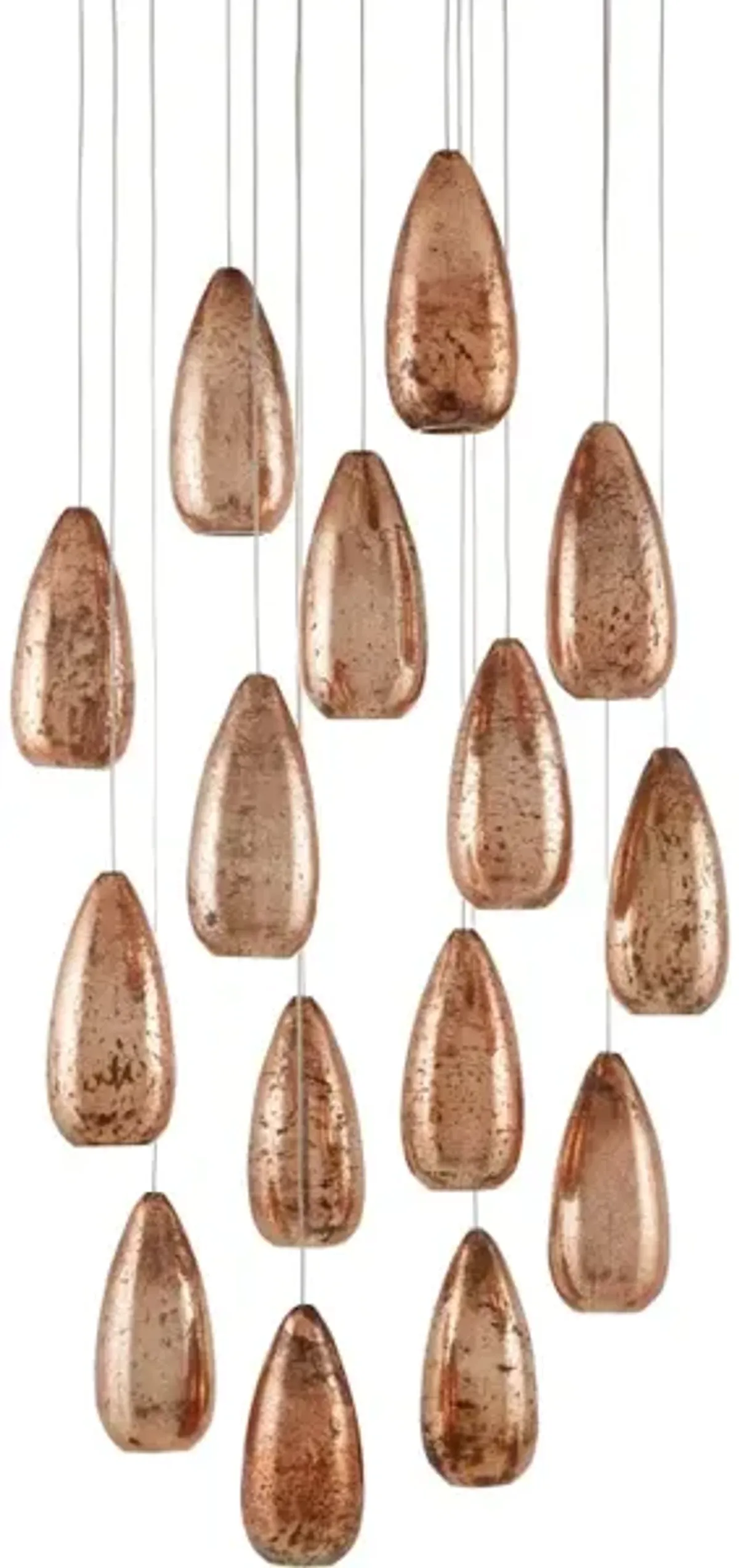 Rame 15-Light Round Multi-Drop Pendant