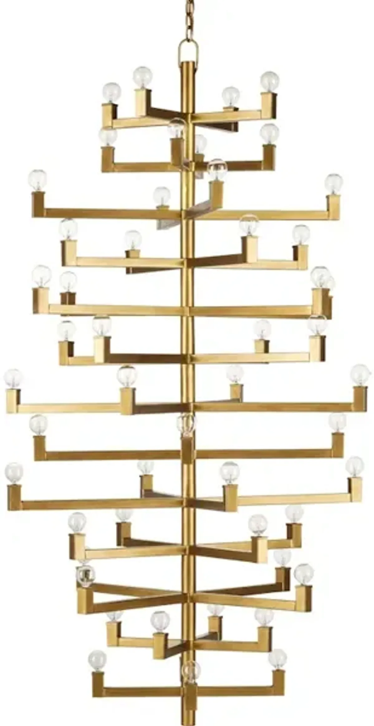 Andre Grande Brass Chandelier