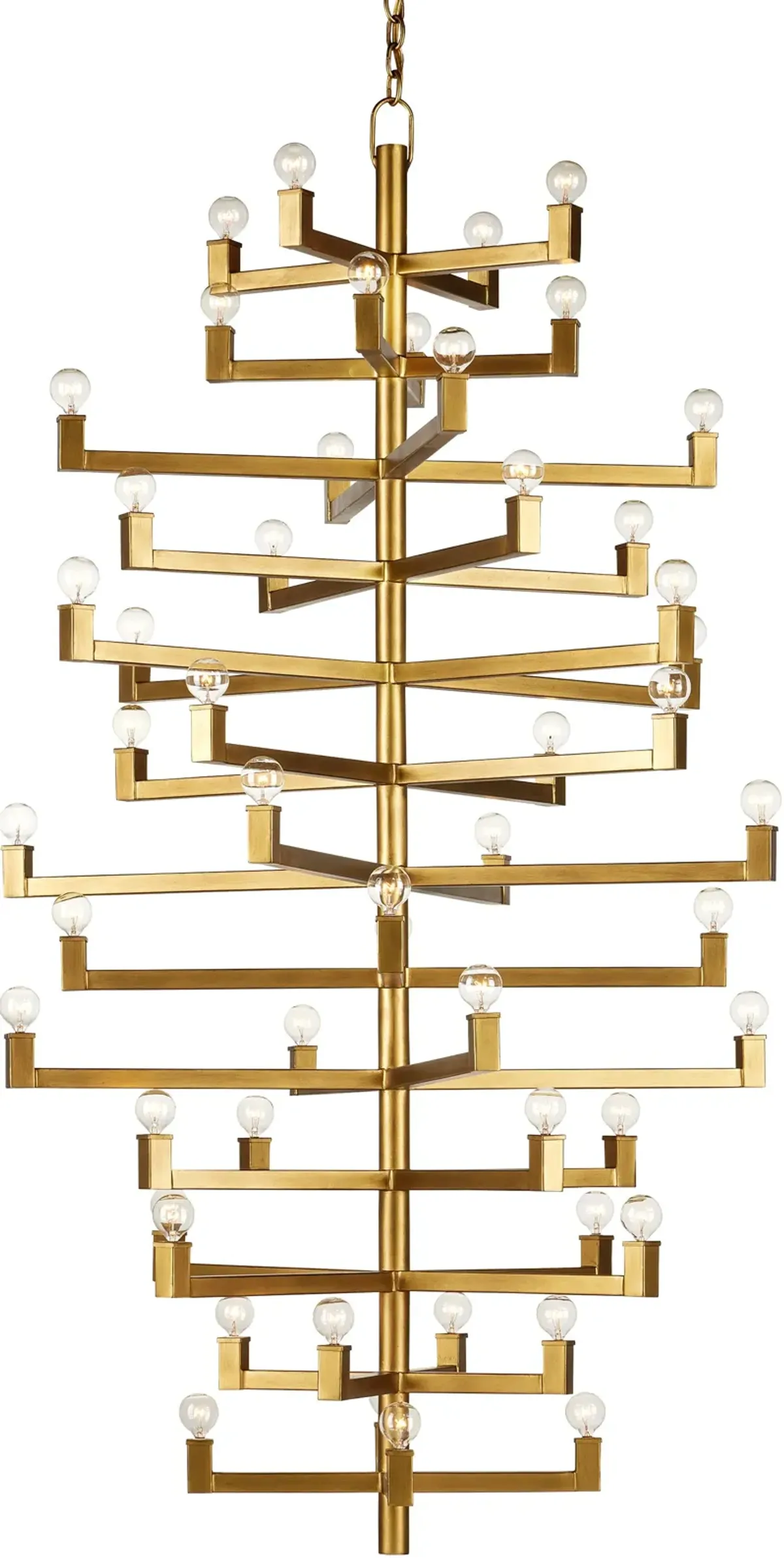 Andre Grande Brass Chandelier