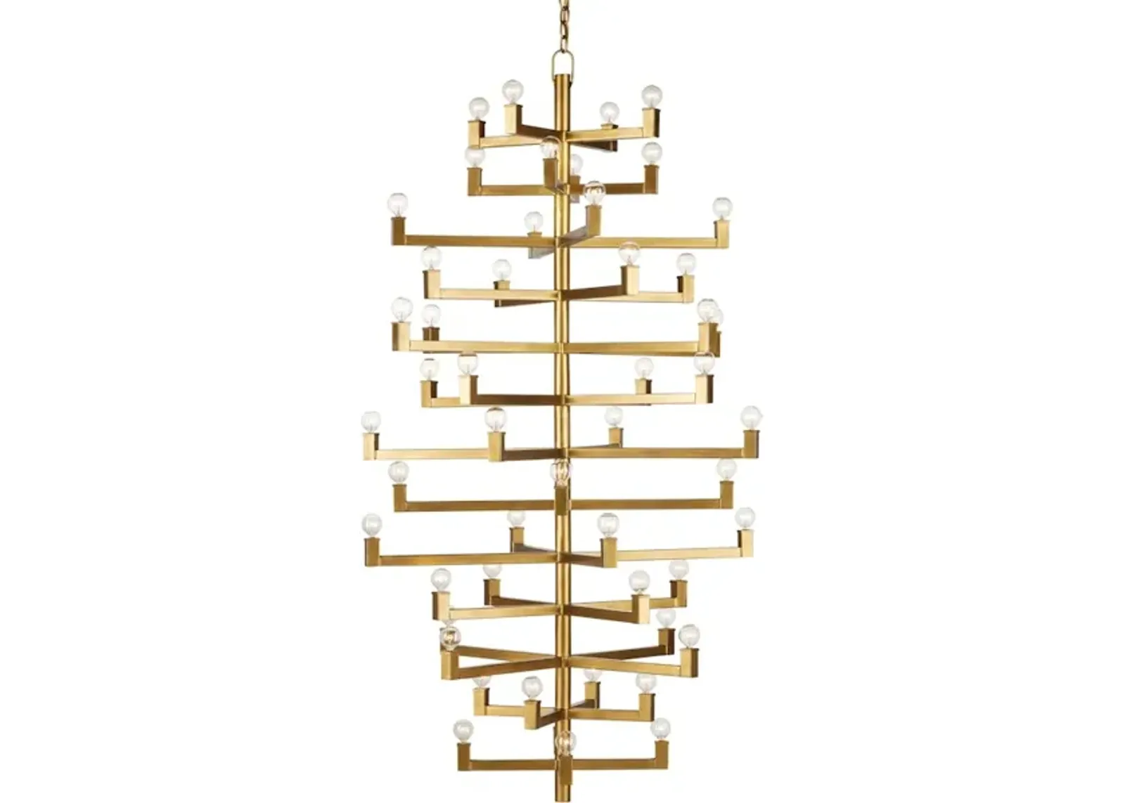 Andre Grande Brass Chandelier