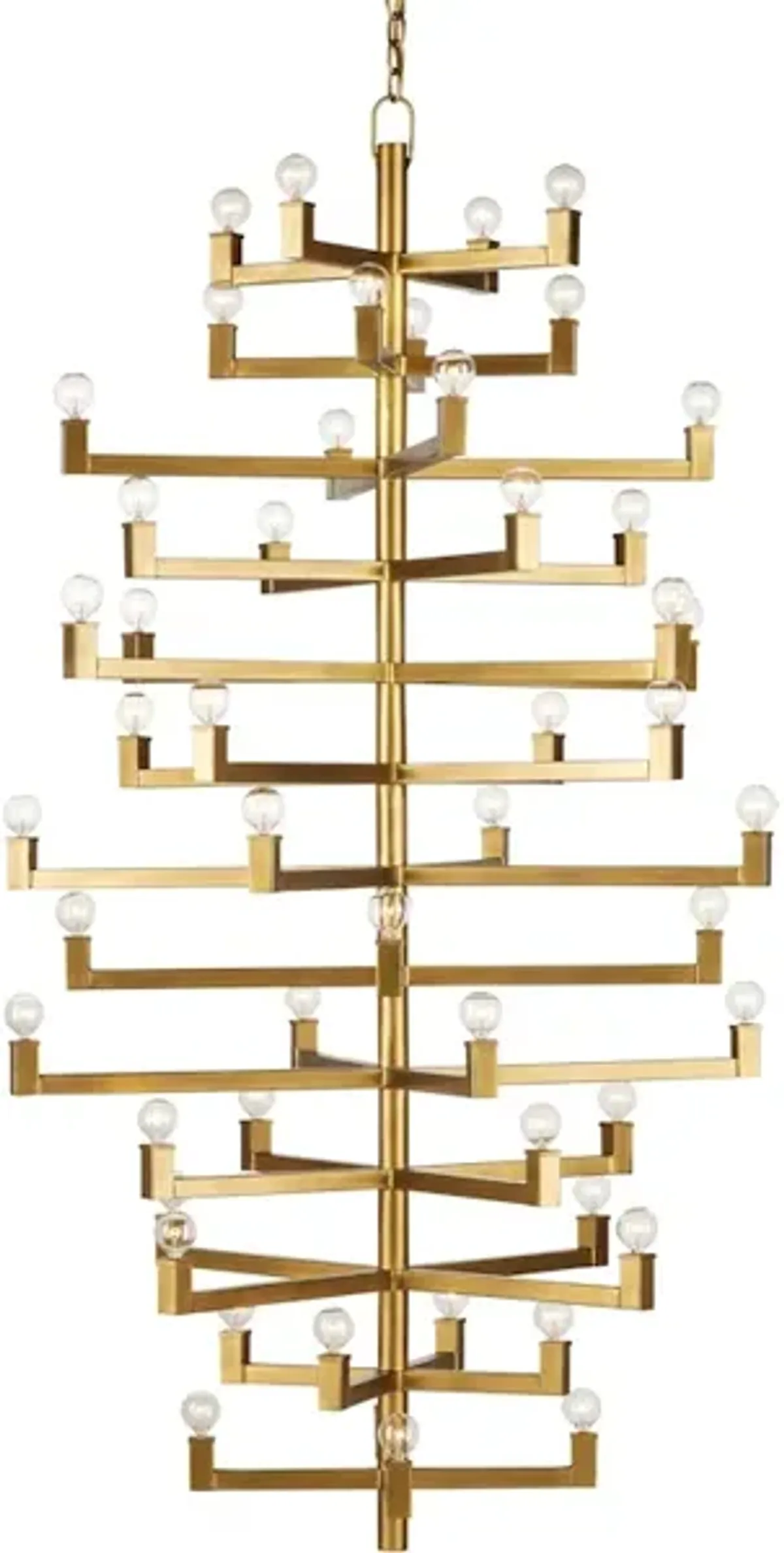 Andre Grande Brass Chandelier