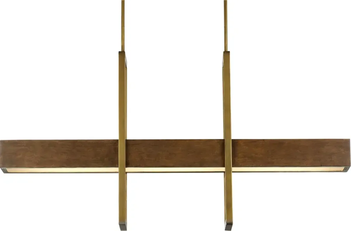 Tonbridge Chestnut Linear Chandelier