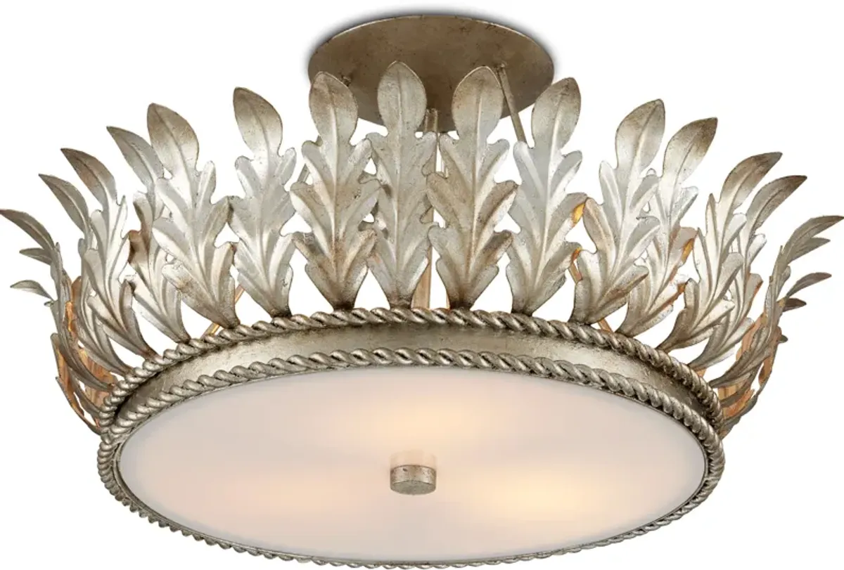 Biddulph Silver Semi-Flush Mount