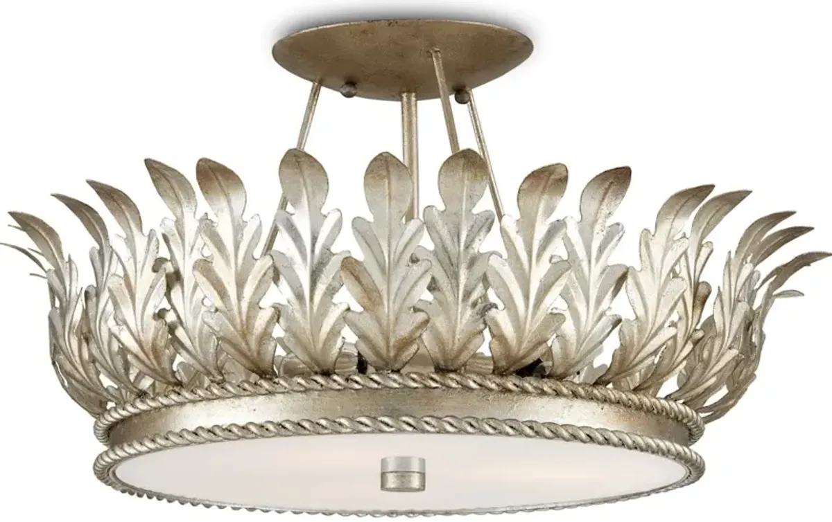 Biddulph Silver Semi-Flush Mount