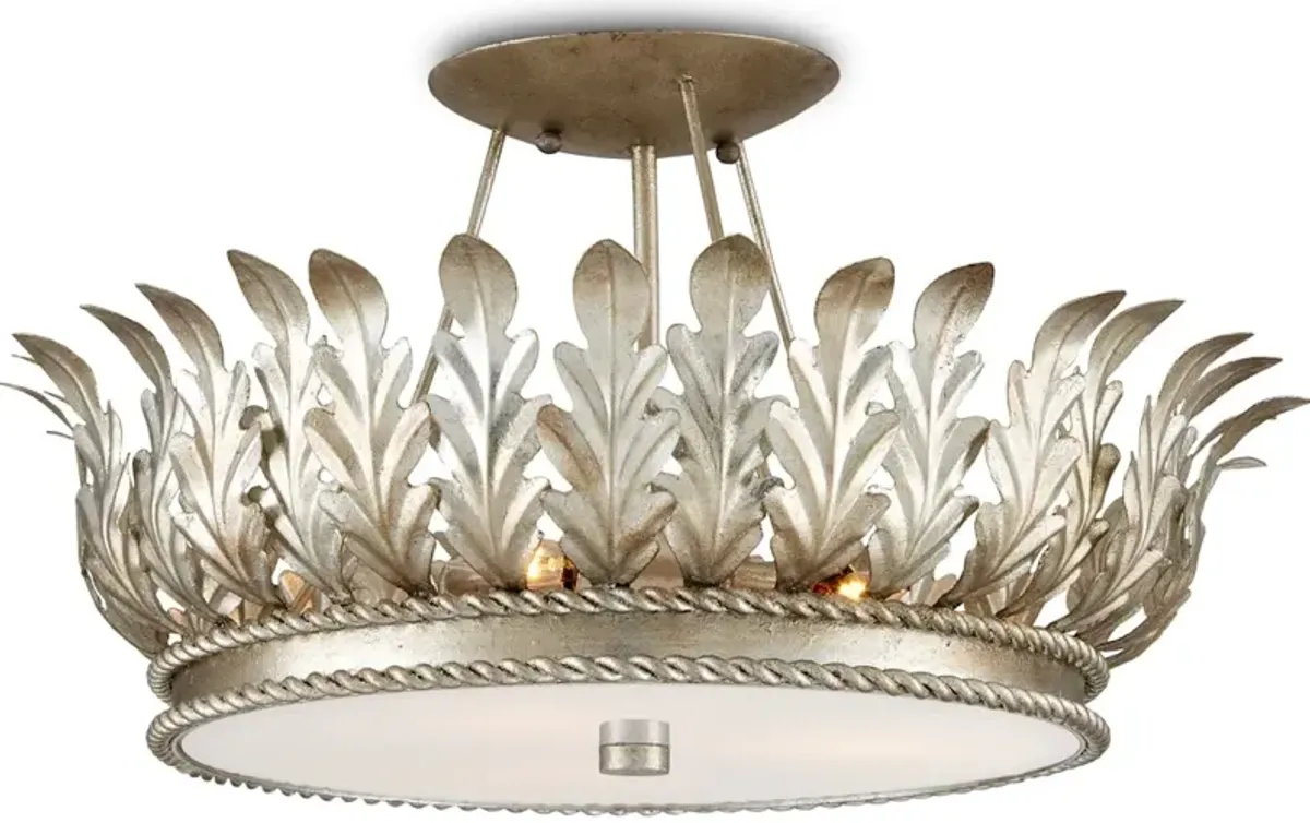 Biddulph Silver Semi-Flush Mount